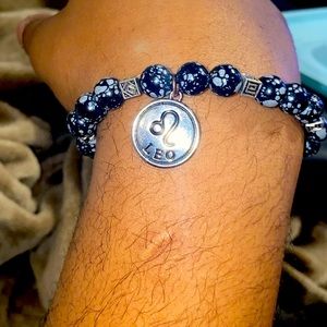 Handmade bracelet with zodiac charms